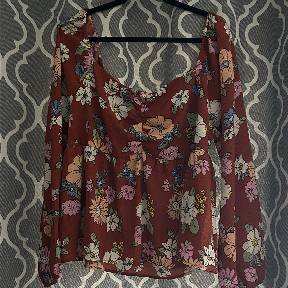Floral Women's Top - Multicolor